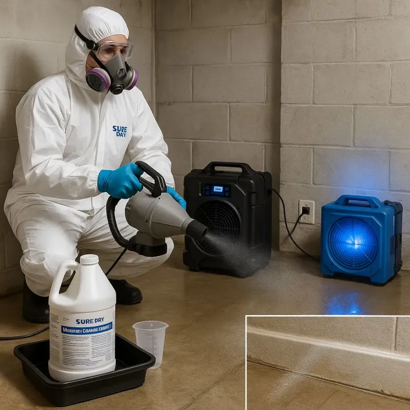 Sanitization and Odor Removal process in St Johnsbury, VT